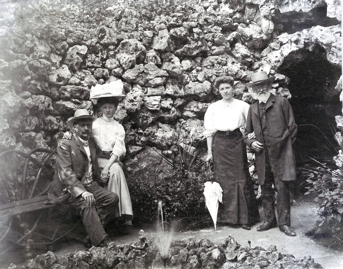 1908 Grotte (Georg I, Erny, Eltern Rubner)