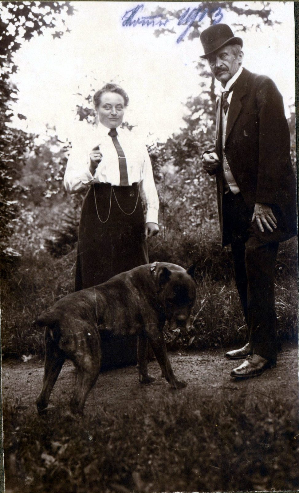 1913 Sommer unbekannte Person