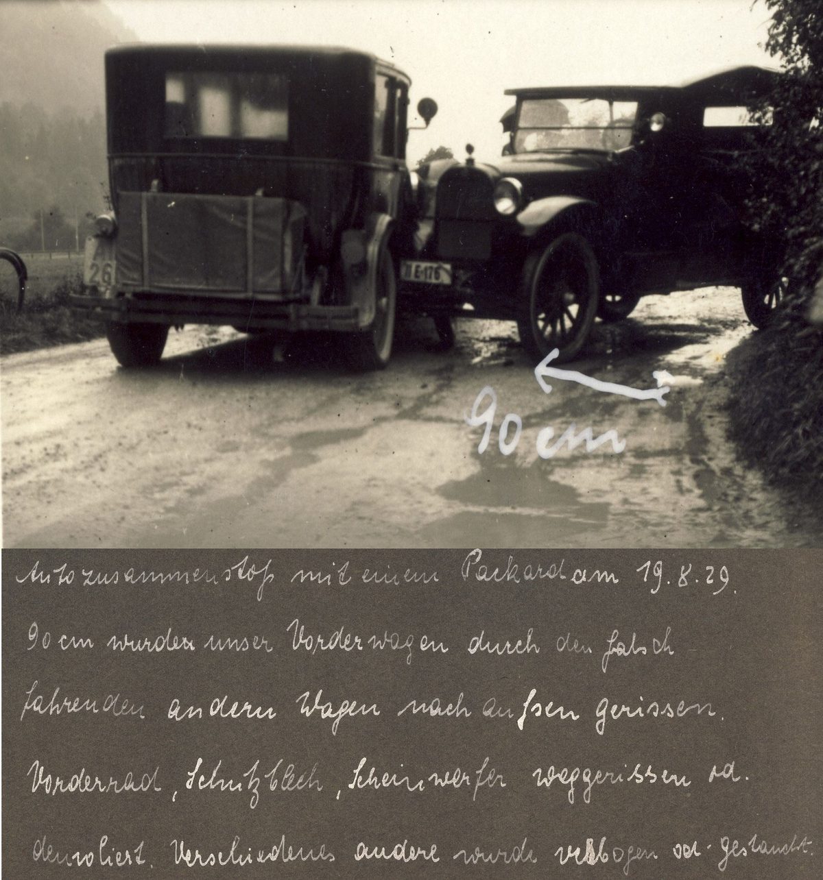 1929 Unfall
