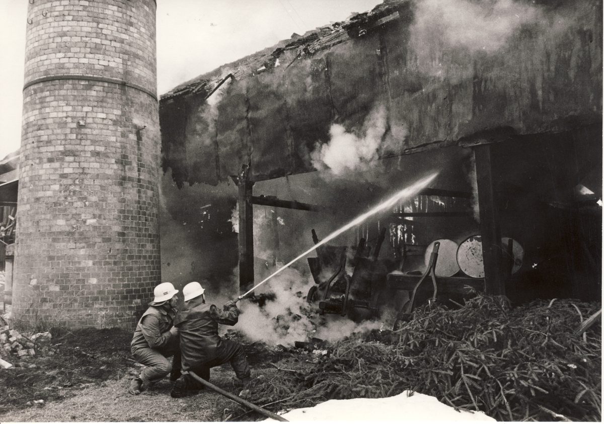 1973 Brand im Kohlelager