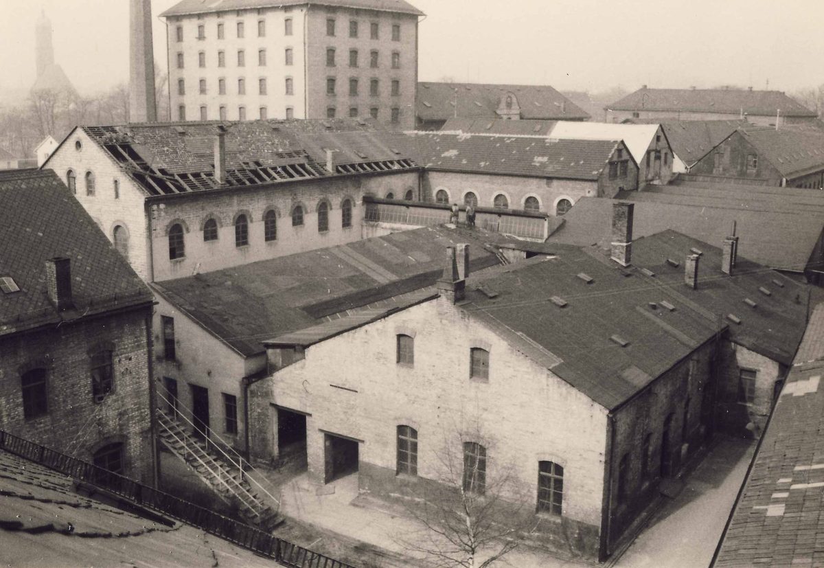 alte Halle vor dem Neubau