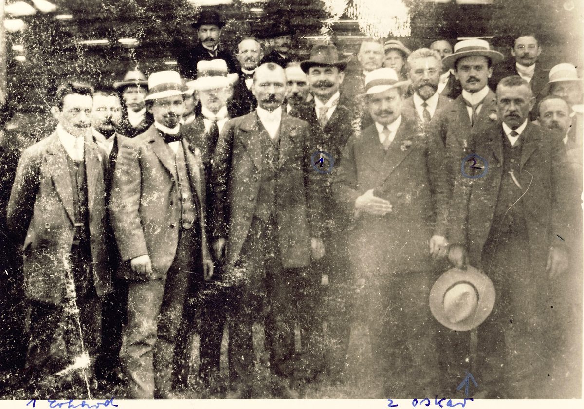 Foto etwa 1917, Anlaß unbekannt