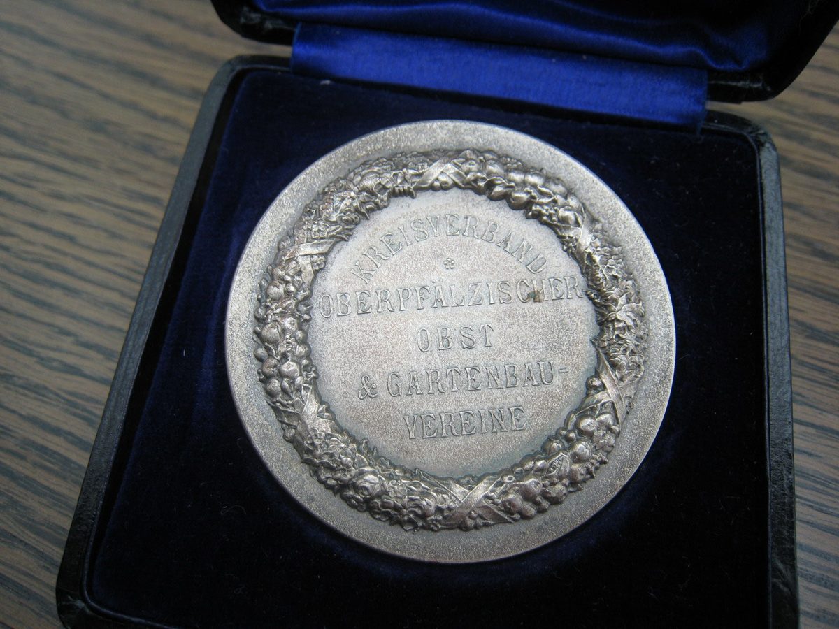 Medaille des "Kreisverbands Oberpfälzische Obst & Gartenbauvereine"