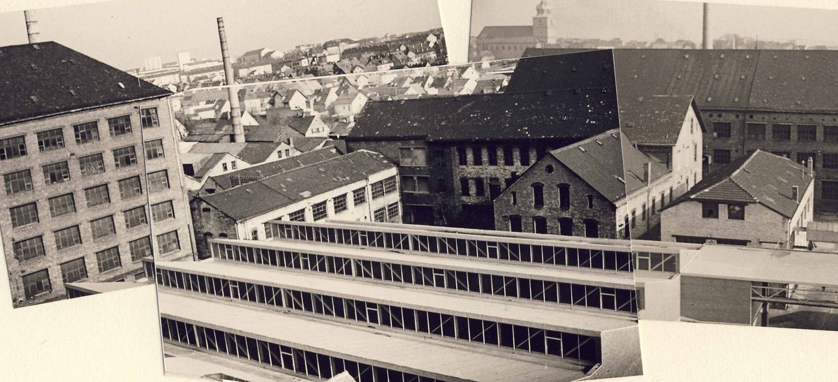 Neue Halle für die Rohwaren Fertigung 1964
