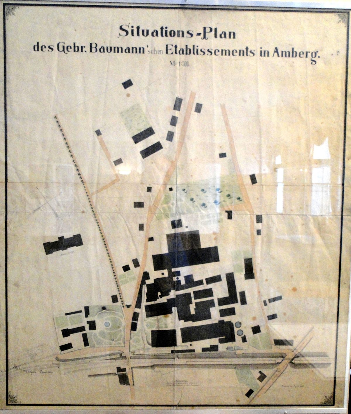 Plan von 1890 [Stadtmuseum Amberg]